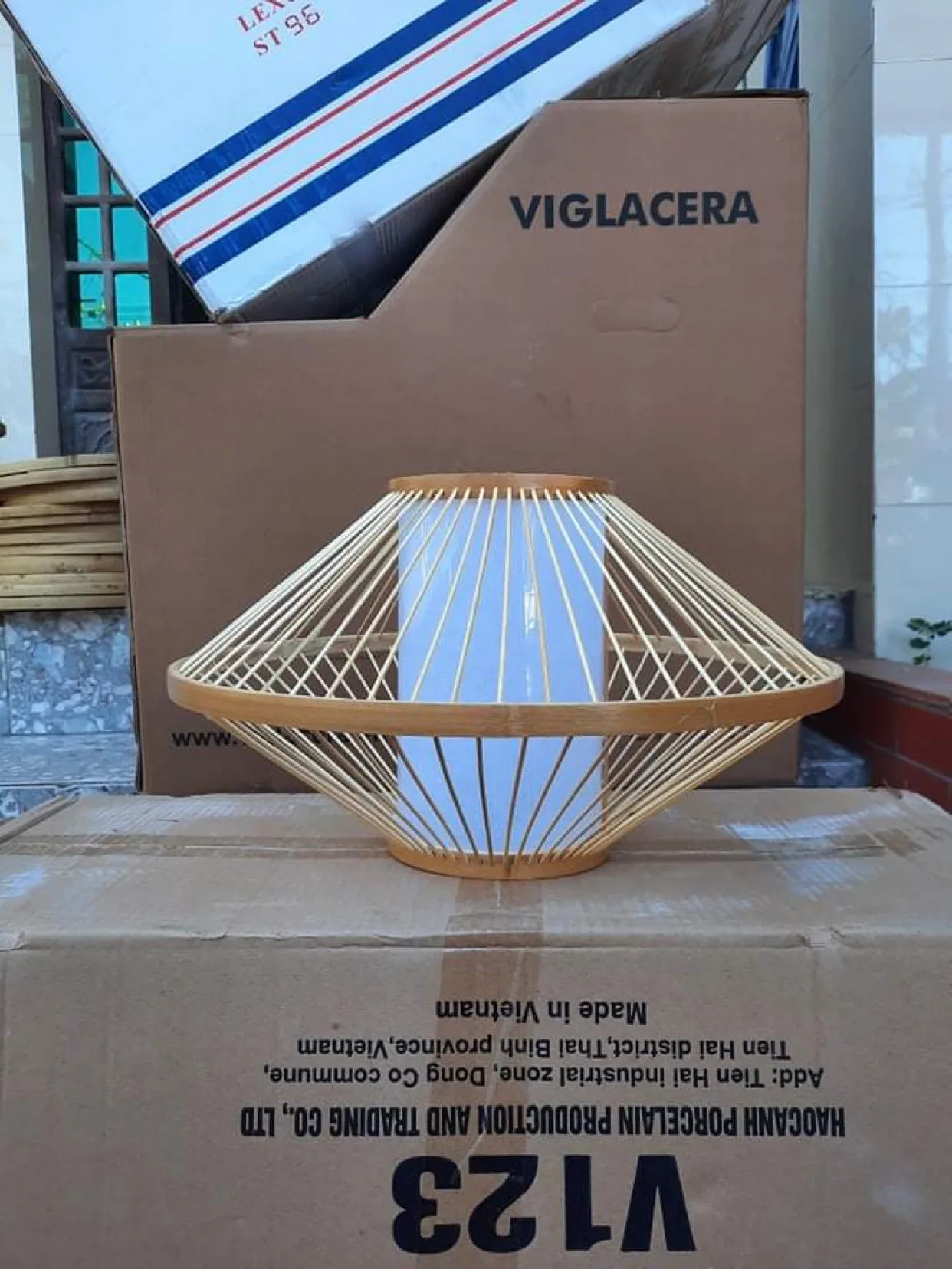Wholesale Eco-Friendly Variety Of Shape Bamboo Lamp Wicker Rattan Export From Vietnam