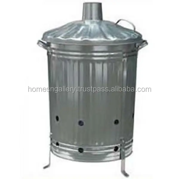 Galvanized Zinc Garden Waste Home Garbage Incinerator