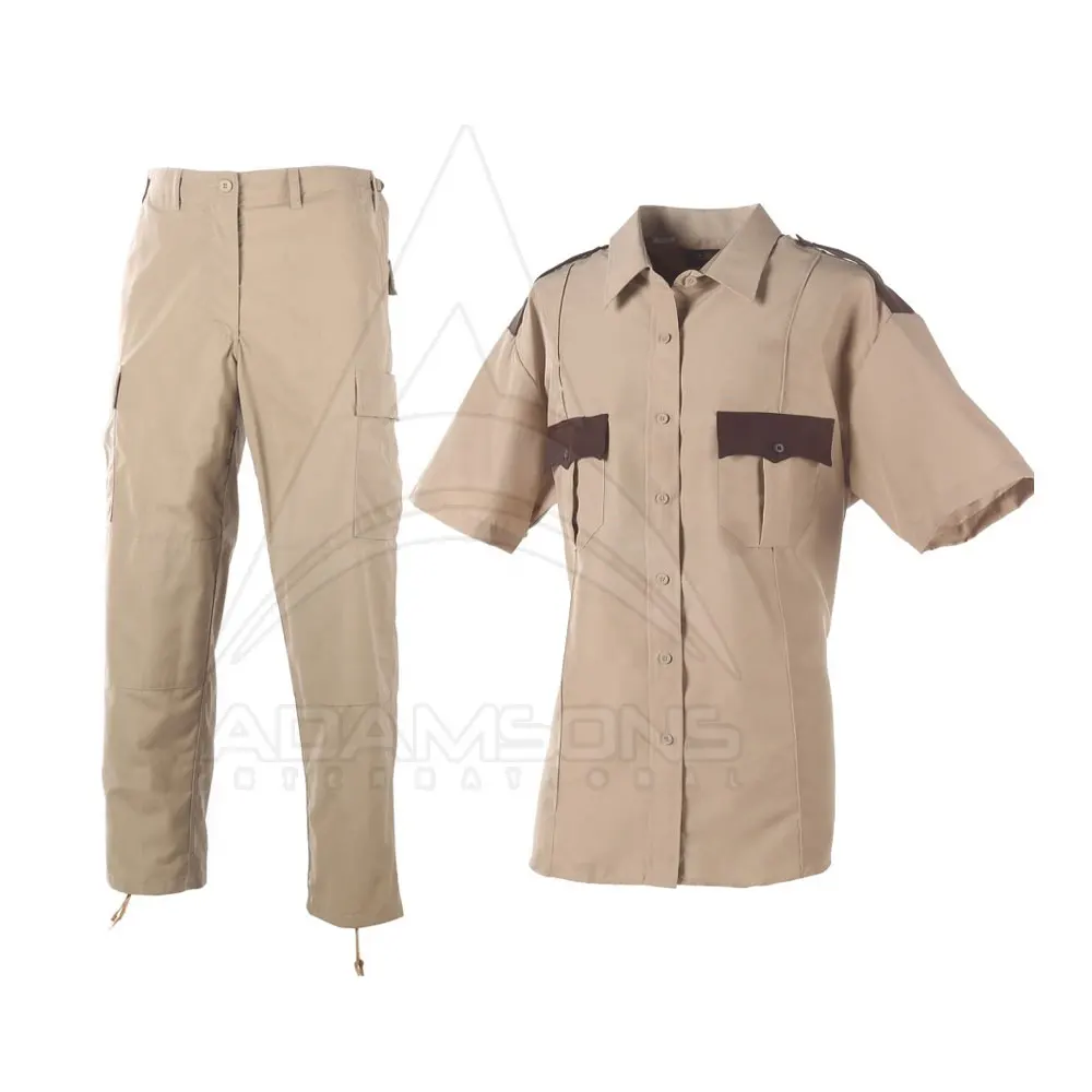 
Long Sleeve Security Guard Uniform Made in Cotton Polyester 