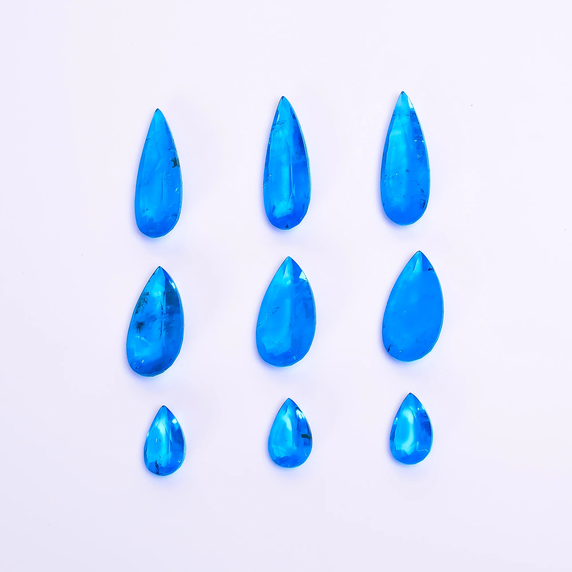 
top supplier quality Doublet blue sapphire stone Pear oval heart cushion radiant square fancy cut gemstone 