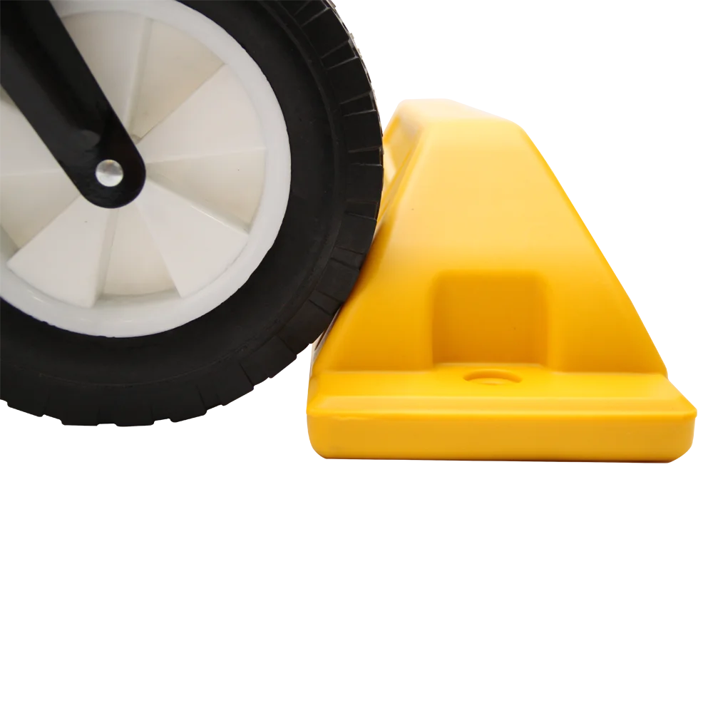 Taiwan Made High Quality Traffic Plastic Car Road Wheel Stopper For Parking Safety