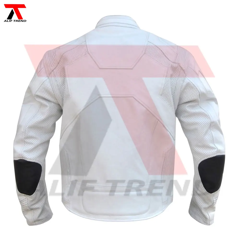 Riding Jacket Motorcycle Racing Motorbike Genuine Leather Jacket for Men Armor Race Jackets Vintage Motorcycle & Auto Racing