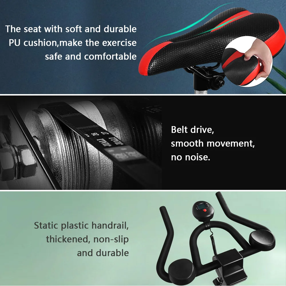 OneTwoFit Hot Sale Modern Estatica Magnetic Cardio Indoor Cycling Stationary Spin Fitness Exercise Spinning Bike