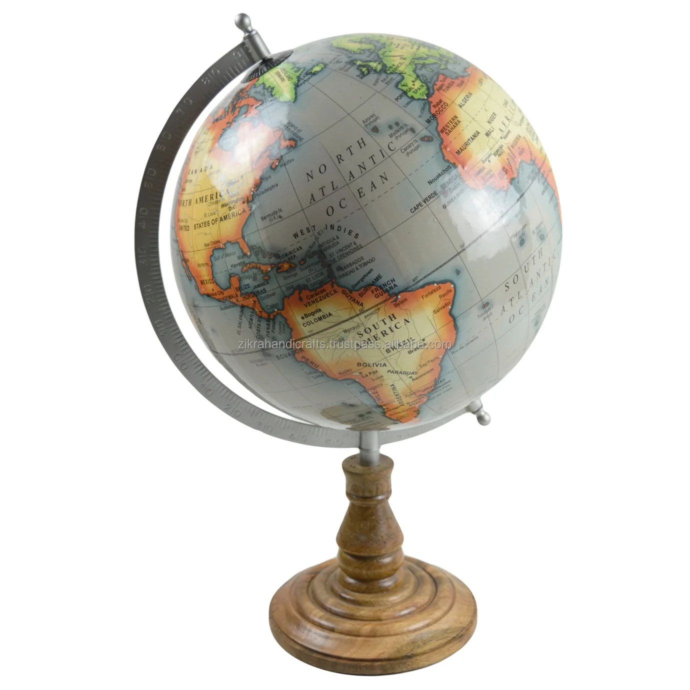 Combo Design World Map Globe With Factory Finishing Design Metal Tableware Globe For Office Lab And School Designs Geography