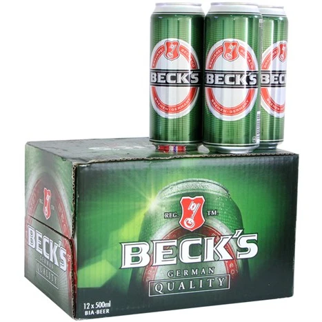 Бутылки и банки Becks, Бавария, корона, пиво 33cl