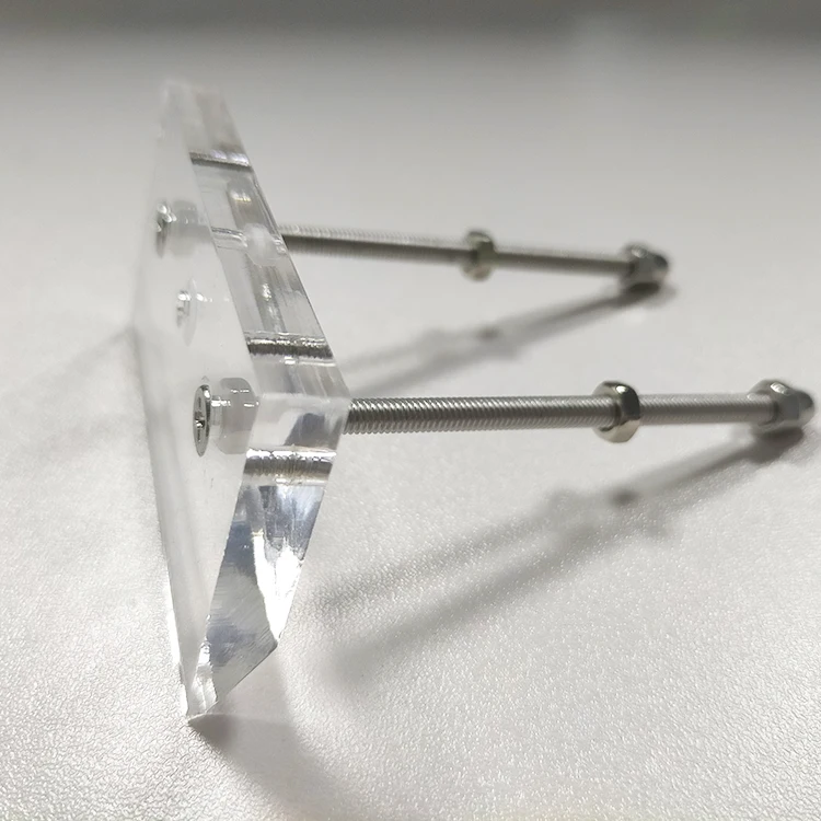 new style Environmental Acrylic Material Skateboard Racks Deck Wall Mounts Wooden Board Display For Art Decoration Skateboard