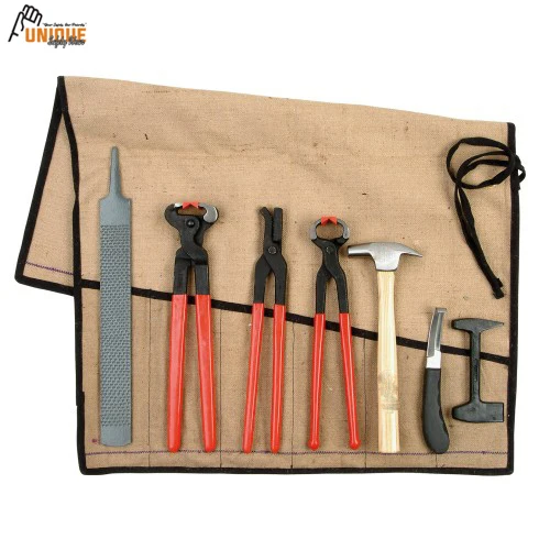 Набор инструментов для ухода за лошадьми Farrier набор копытками съемник ногтей молоток буфер рашпили