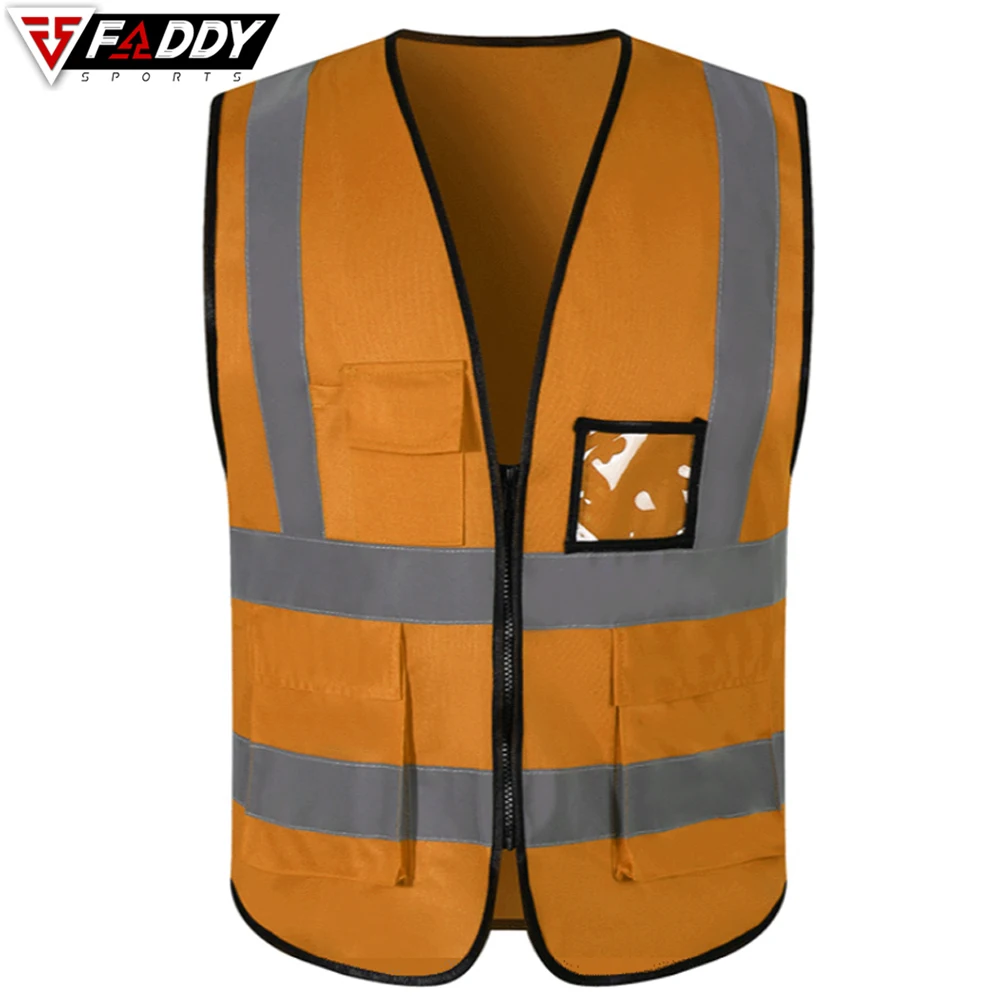 
Hi Viz safety Vest Factory Supply Work Wear High Visibility Reflective Men Safety Wear Vest 