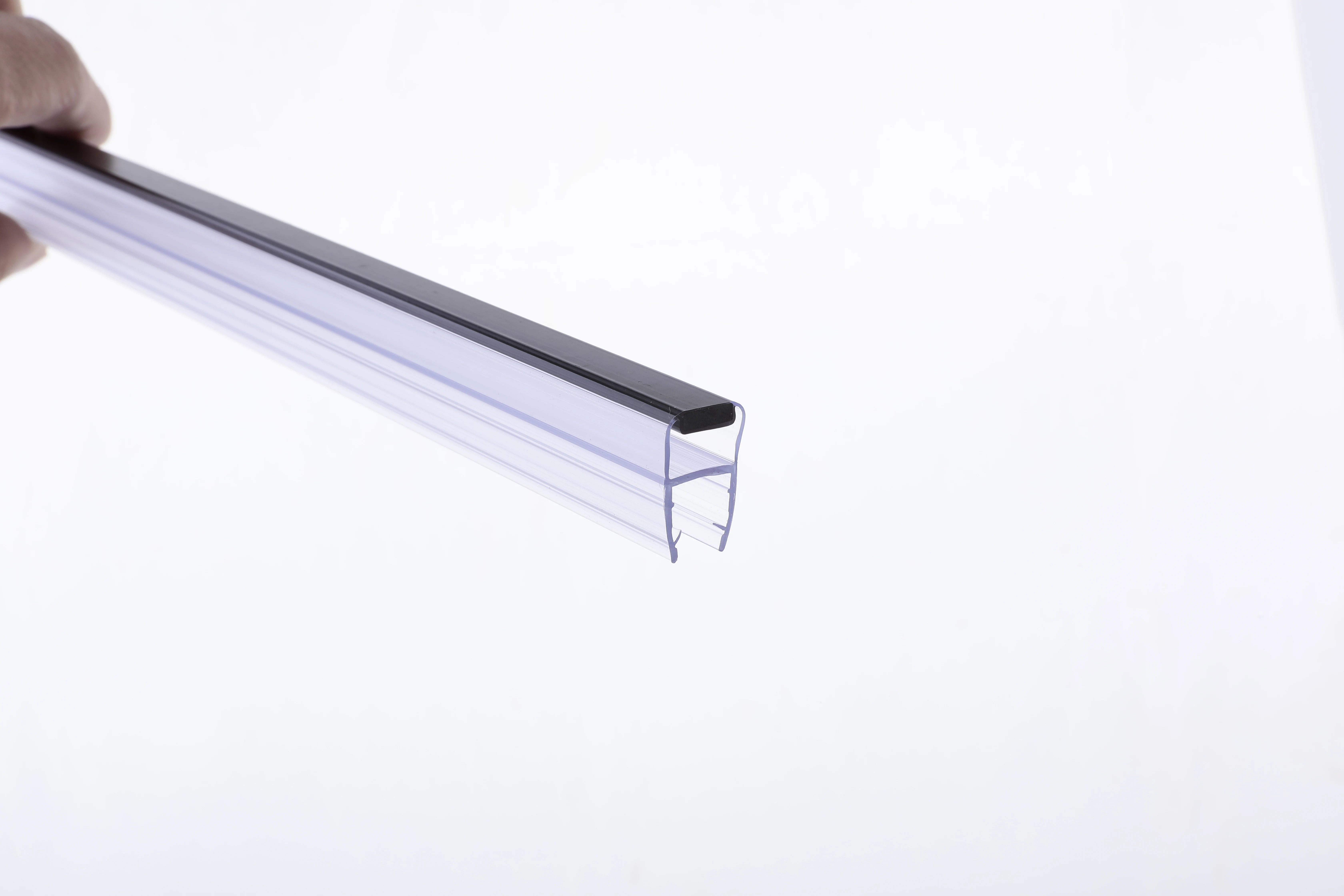 Bathroom Hardware Shower Door Pvc Seal Magnetic Strip Bathroom Door Sealing Strip For Glass Shower Door
