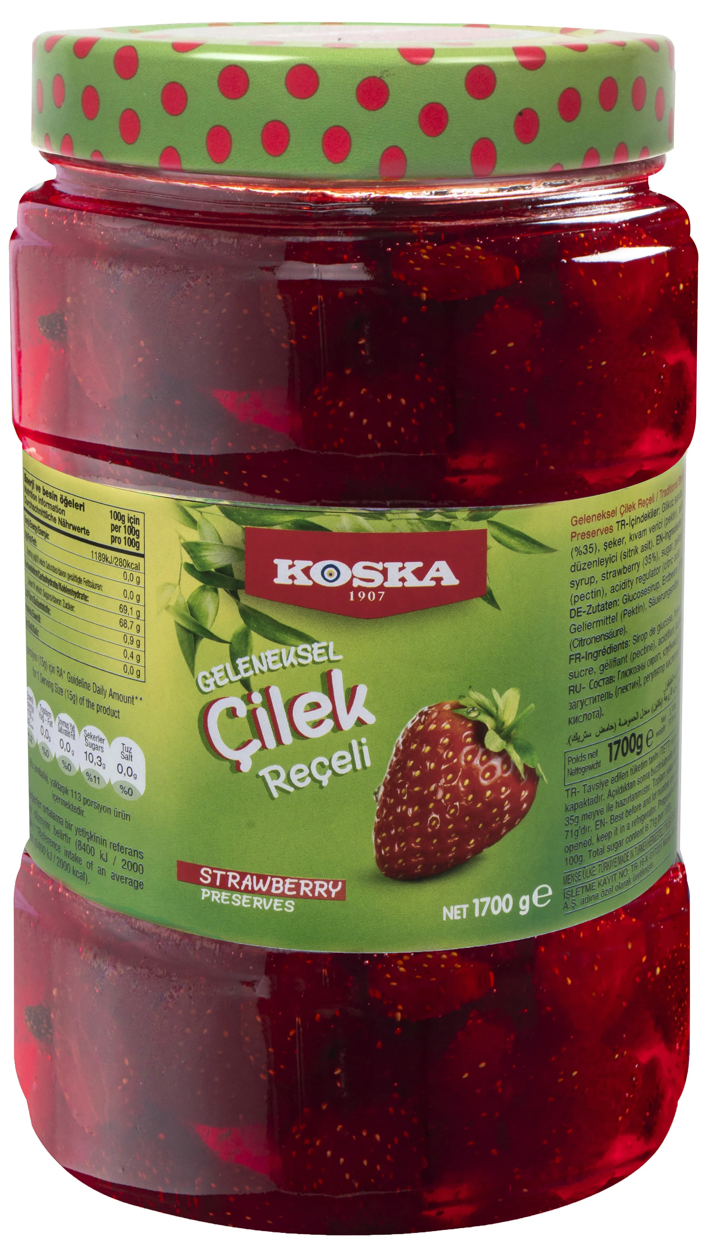 Good Quality Wholesale Product - Preserves - 380 g Extra Traditional Strawberry Preserves - Jam