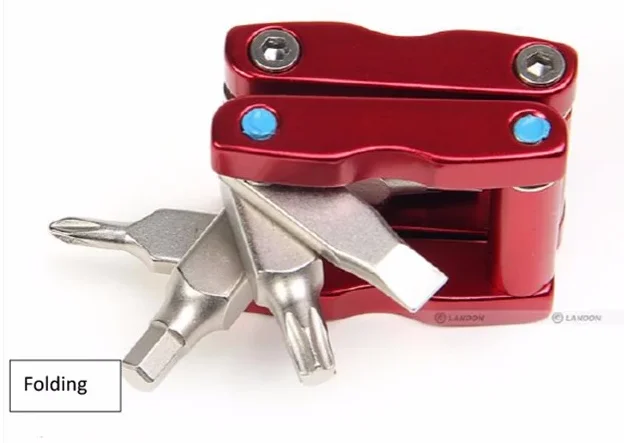 Landon bicycle tools kit folding multifunction tool set made in Taiwan