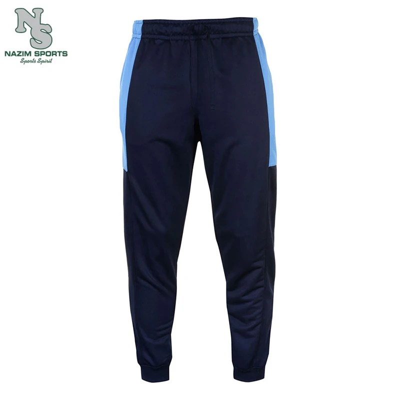 Новый дизайн ваш собственный спортивный костюм Мужская одежда рубашка на молнии без капюшона и джоггеры приталенный темно-синий комплект