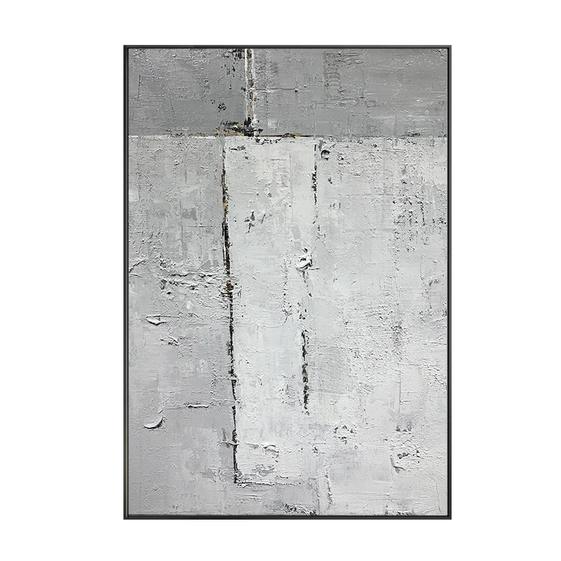 
Abstract Canvas PaintingGray Poster and Print Modern Wall Picture for Living Room Luxury Huge Wall Art 