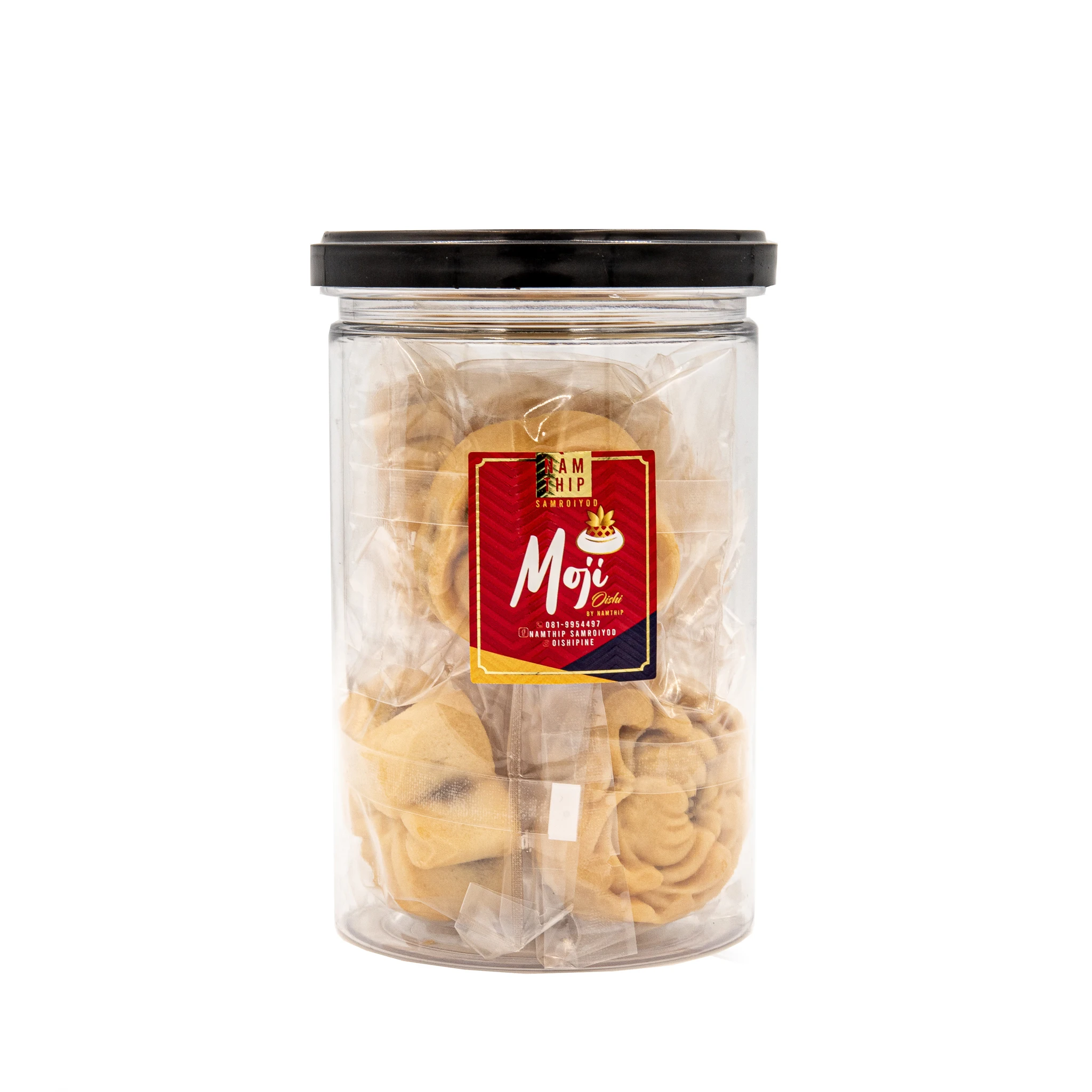 Оптовая продажа, высококачественные тайские закуски-Moji, ананасовые Смешанные фруктовые вкусы (8 штук в бутылке), Мягкое Печенье с фруктовым вкусом