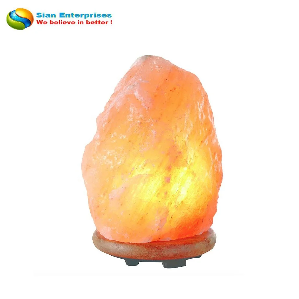 Enhance Your Space High-Quality Pink Natural Crystal Salt Lamp Ionizer with Dimmer Switch - Sian Enterprises