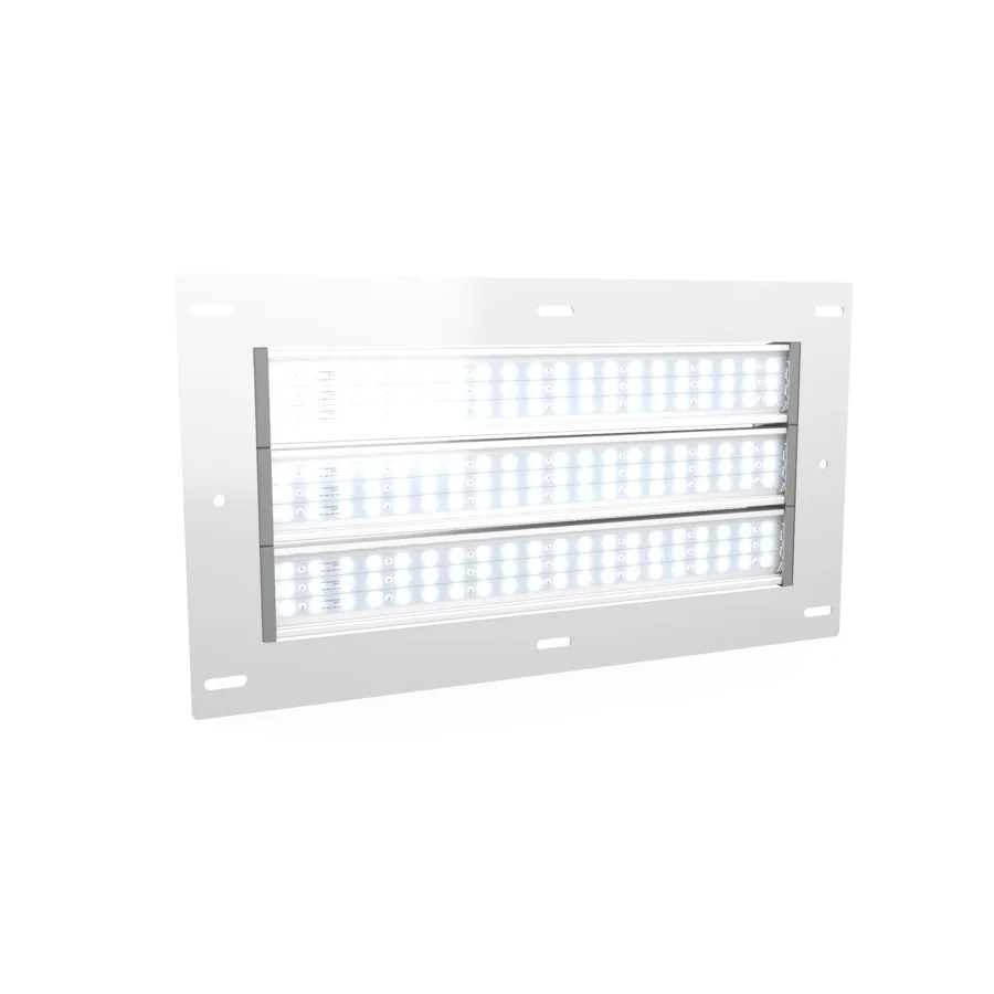 Wholesale High Quality Bright Outside and Inside Frame LED Lamp ECOLED-150-RF-D120 IP65 AZS Canopy Light 150 W