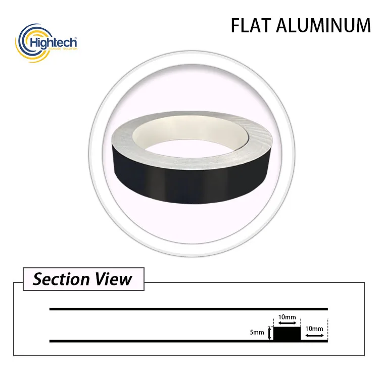 Flat aluminum Good Quality aluminum led 3d outdoor advertising material channel letter trim