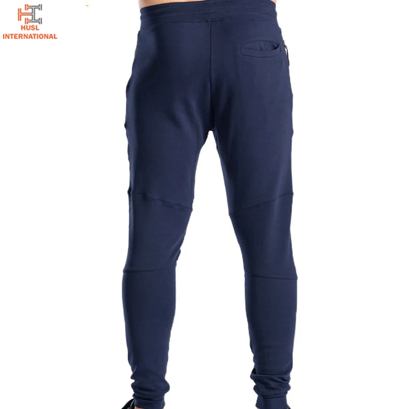New Solid Color Men Casual Slim Fit Sports Solid Male Gym Cotton Skinny Joggers Sweat Pants