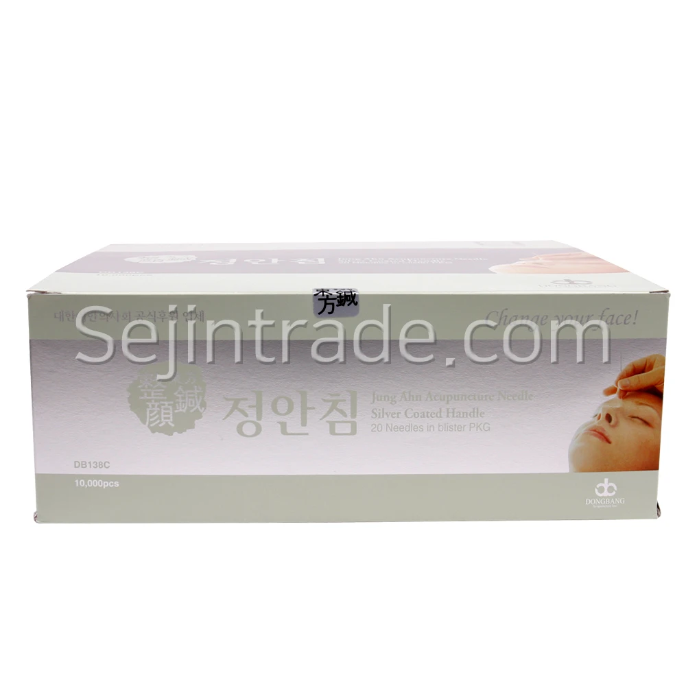 
Community Modern ACUPUNCTURE NEEDLE For Acne, Blister Package, Silver Coated Dong Bang Facial Needles DB138C (1,000 PCS/BOX) 