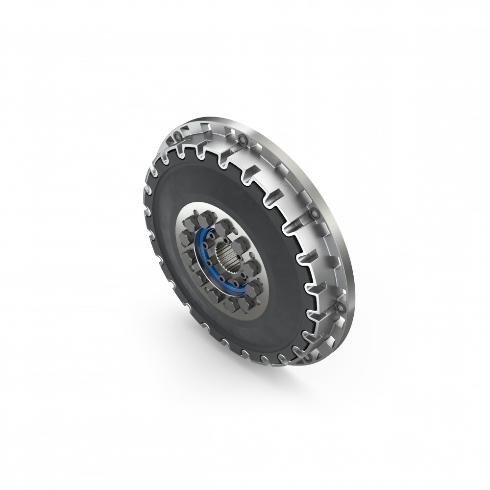 
Torsionally flexible rubber disc coupling for internal combustion engine drives 