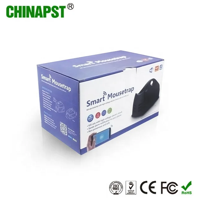  Chinapst Топ 10 Smartlife Wifi неядовитая крыса убийца Электронная ловушка для мыши