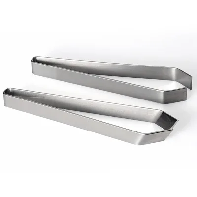 Customized Chef Tweezers Tongs Stainless Steel Long Food Tweezers Custom Made Private Label Kitchen Tweezers