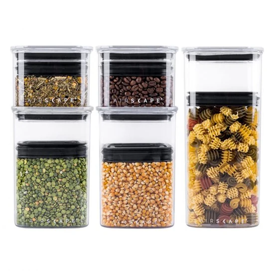 Airscape Lite Food Storage The Airscape Lite features the same patented food-preserving technology in a stackable
