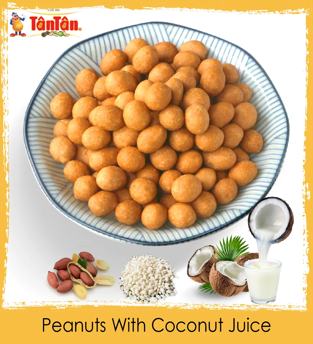 Roasted Peanuts With Coconut Juice  Rich in Protein Rich Organic Protein from Vietnam