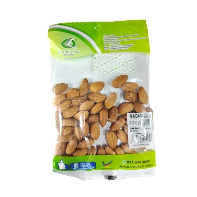 Premium Grade Best Price 50g Roasted Whole Almond Natural Raw Whole Almond Nuts in Bulk Packaging Almond Kernel origin US