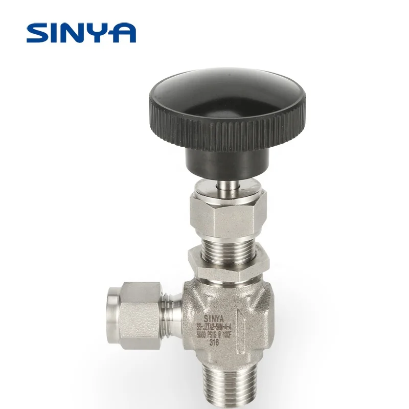High Temperature Swagelok Style  Pressure Integral Bonnet SS316  SS316  6,000psi  Stainless Steel Butt Weld Tube Needle Valve