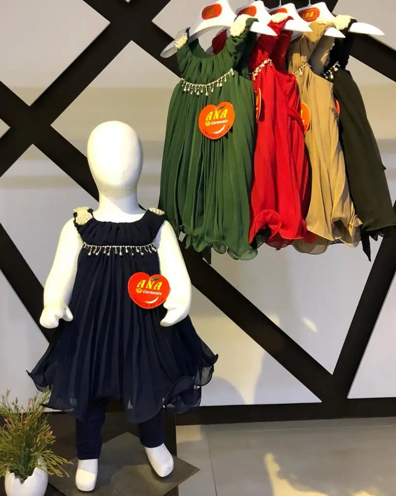 New 2022 collection of Jhabla dress   Princess Dress Baby Girls Blouse Strap Blouse with Skirt Kids Clothes