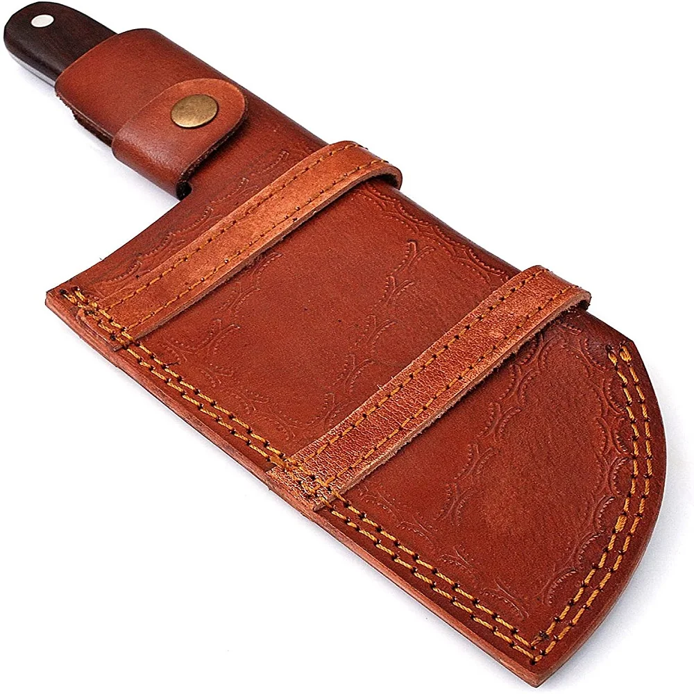 Нож-Кливер ручной работы из углеродистой стали на заказ