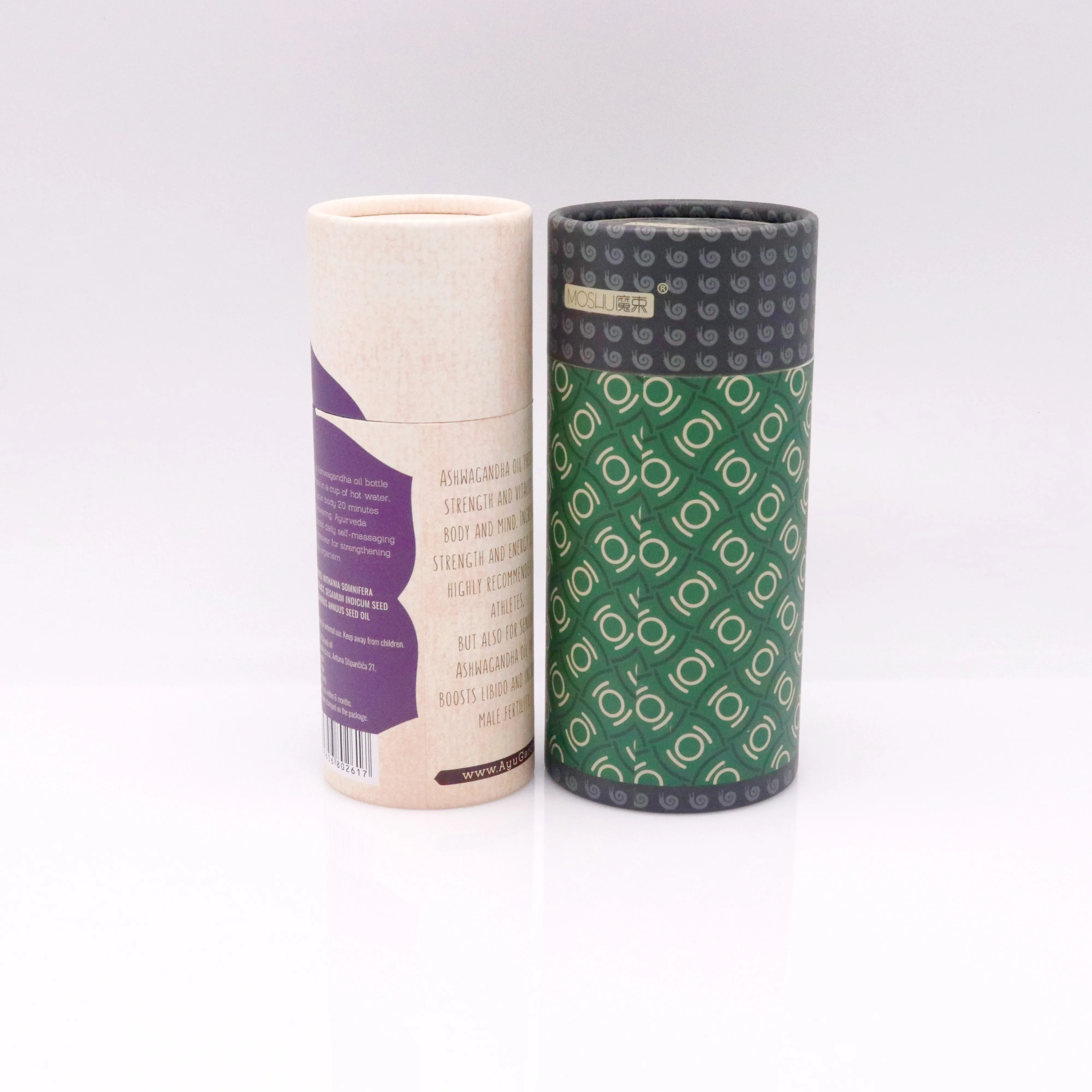 Высококачественная переработанная крафт-бумага картонная трубка Упаковочная Круглая Бумажная