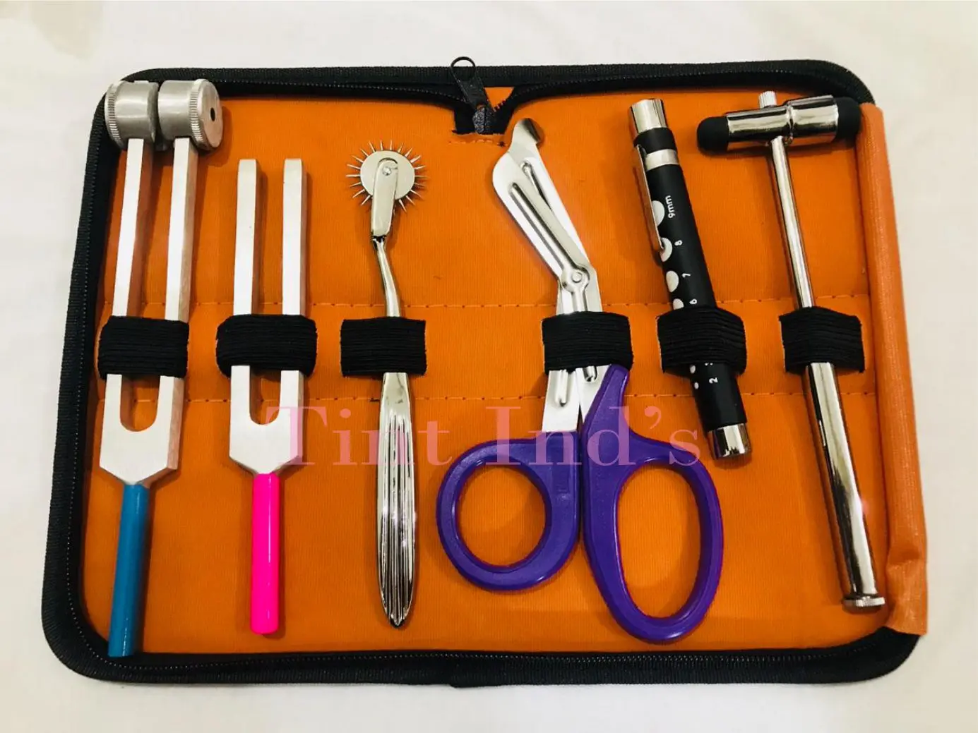 
Tuning Fork Set of 5 for Nursing Medical and Music Students C128 C256 C512 C1024 & C2048 Zipper Case Included 