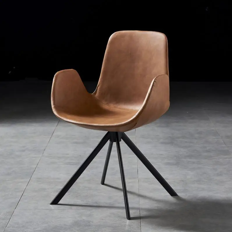 modern bow shape PU Leather  Good quality wholesale malaysia furniture dining room chair