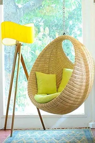 
Rattan Bird Nest Swing Natural Egg Swing, Hanging Swing Chair, Egg Swing 