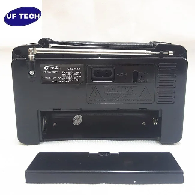 
Best Sale High Sensitivity Portable Black FM/TV/AM/SW1-2 Band Radio Comes with Built-in Speaker Easy To Bring Around 