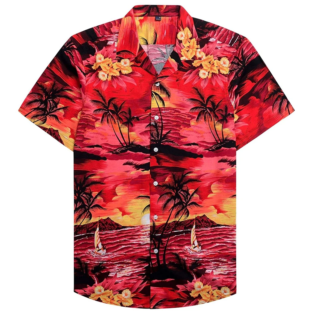 hawaii shirt men cut & sew hawaii shirts
