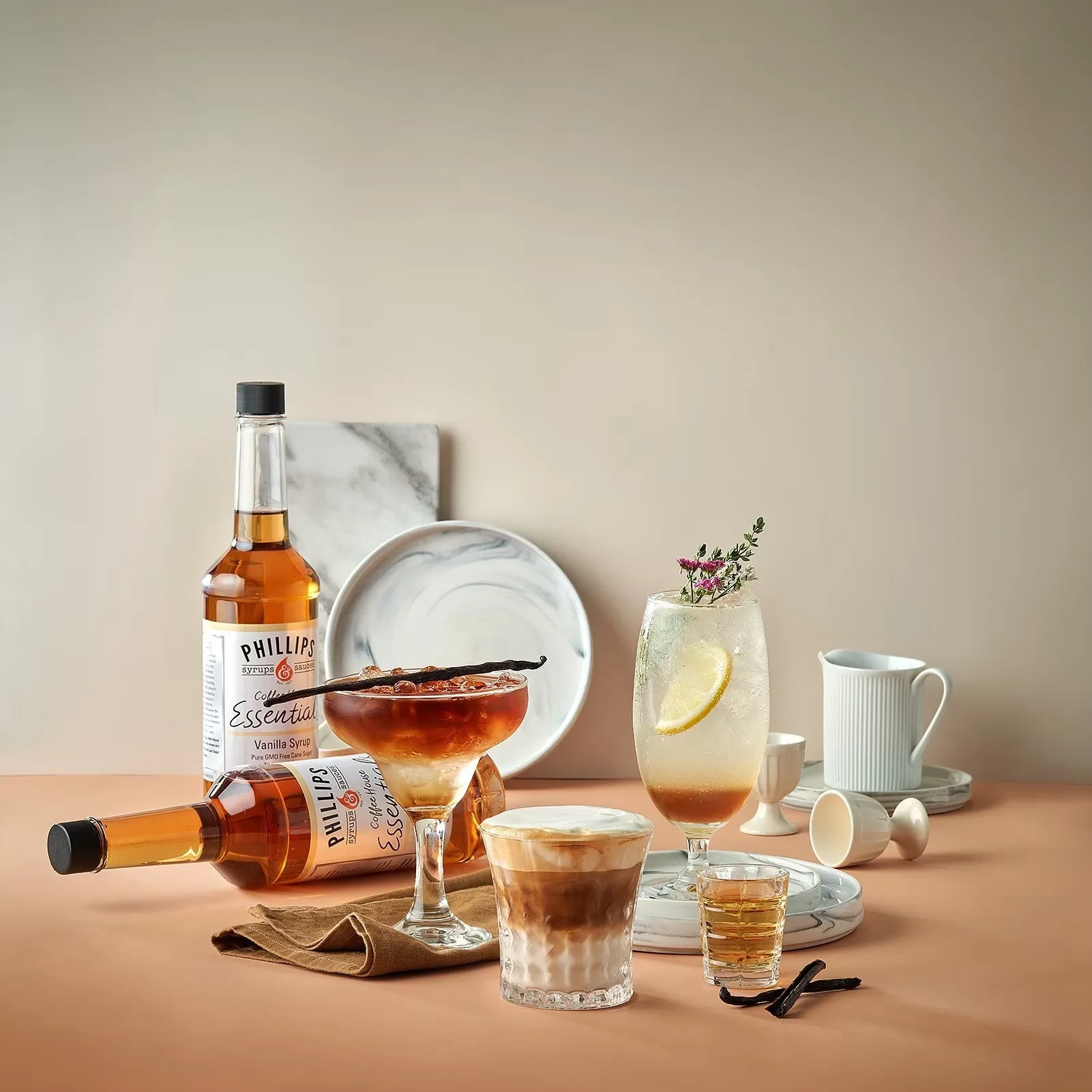 
High Quality Sweet 750ml Coffee House Essentials Caramel Syrup From Thailand 