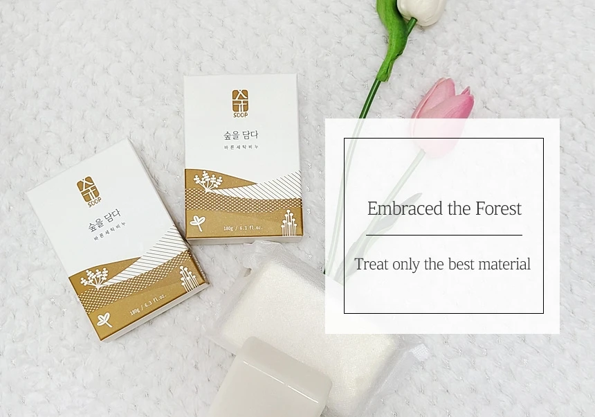 Korea laundry soap organic natural ingredients 180g soap