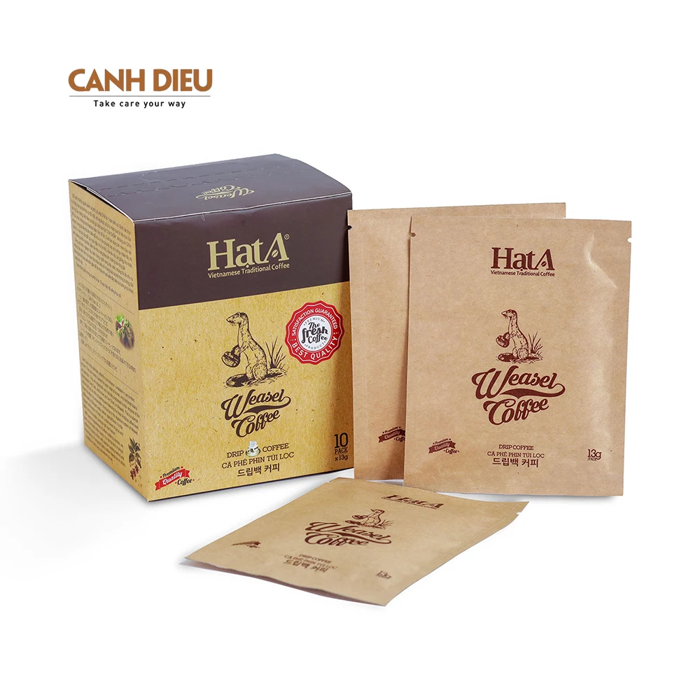Best Quality And Good Price Ground/Beans Vietnamese Weasel Legend Drip Coffee