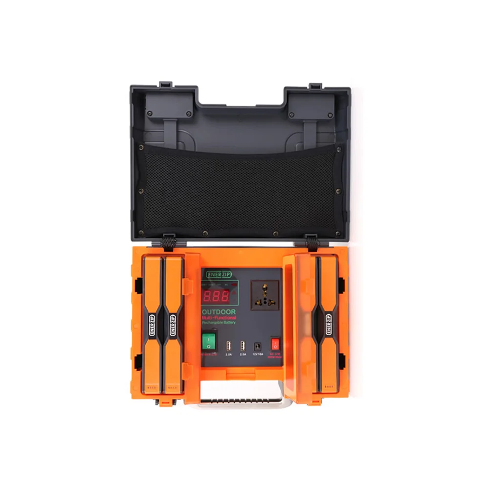 Внешний аккумулятор Enerzip EZ-400 108,000mA (400Wh), большой размер, Портативное Многофункциональное электрическое зарядное устройство (для кемпинга, рыбалки, улицы и т. д.)