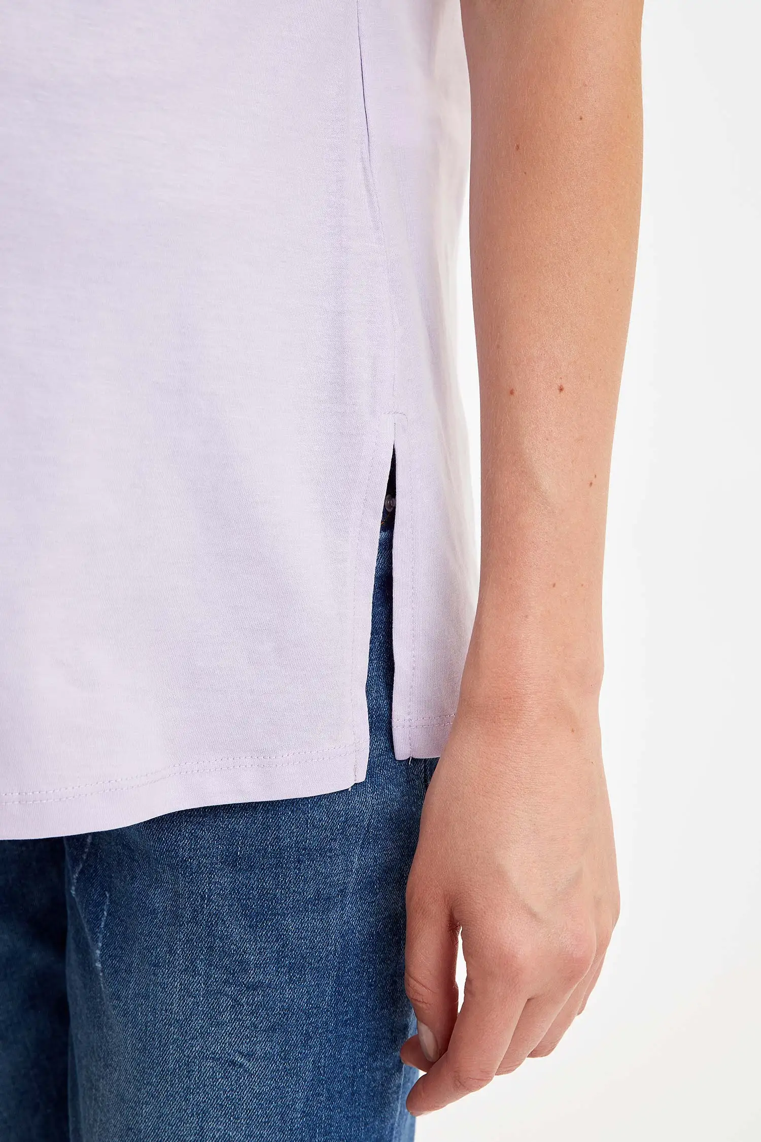 
Defacto New Season Apparel Maternity Women Basic T-Shirt Short Sleeve 