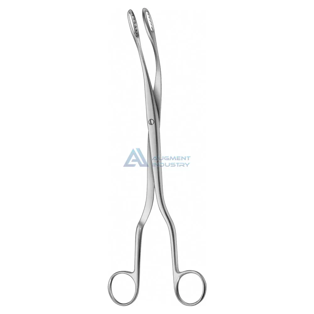 SAENGER зажим плаценты и аборта изогнутый 285 мм (11 1/4 дюйма) зубчатый винтовой замок | Акушерская плацента и яйцевые щипцы