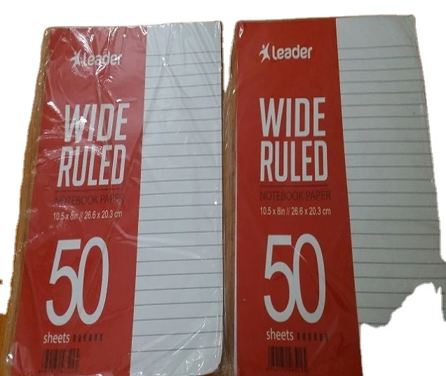 
High Quality Three Hole Punched Filler Paper 150 sheets 