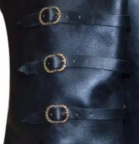 Wholesale Fashions 100% Genuine Leather Winter High Quality Length Long Boots With Buckles