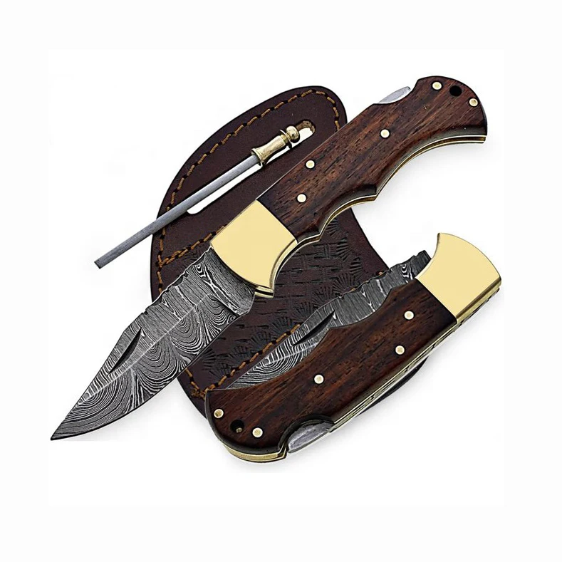 Новейший охотничий нож из Дамаска для выживания Лидер продаж