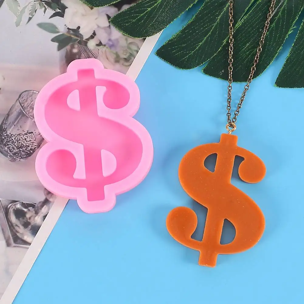 Multi-shape Cartoon Bear Heart Musical note axe dollar sign Dog Paw Silicone mold For Epoxy Resin Casting DIY Jewelry keychains