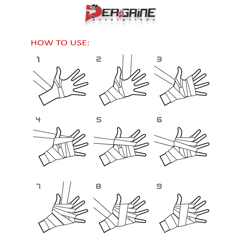 Индивидуальный Логотип низкая цена внутренняя эластичная хлопковая лента для фитнеса боксерская ручная манекен тренировок по боксу индивидуальные размеры HW - 1002 PK