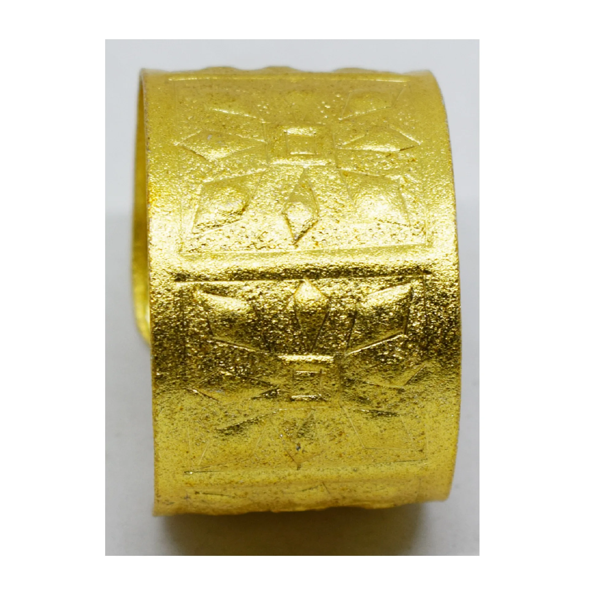 Wire crafted wide cuff 18k gold plated manufacturer supplier handmade hand forged cuff adjustable bracelet